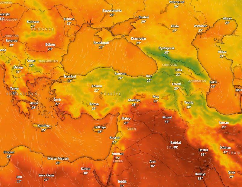 Meteoroloji’den Marmara ve Ege'de kuvvetli rüzgar uyarısı 8